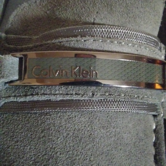 Mens Calvin Klein Suede Shoes - Picture 5 of 6